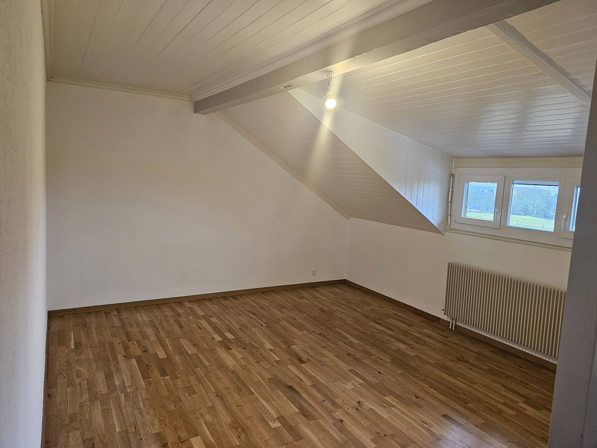 Finition du travaux de parquet