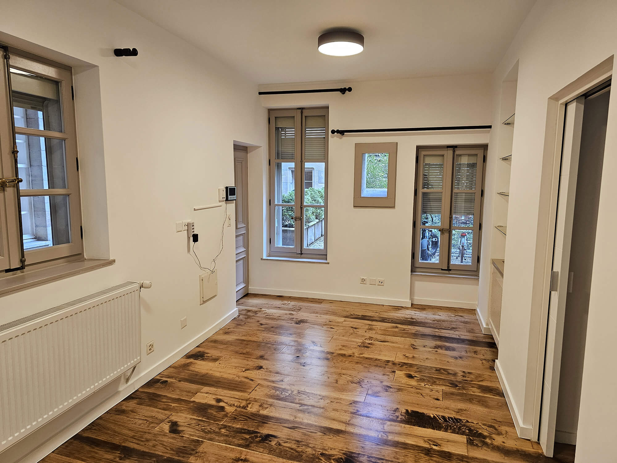 Polissage du parquet
