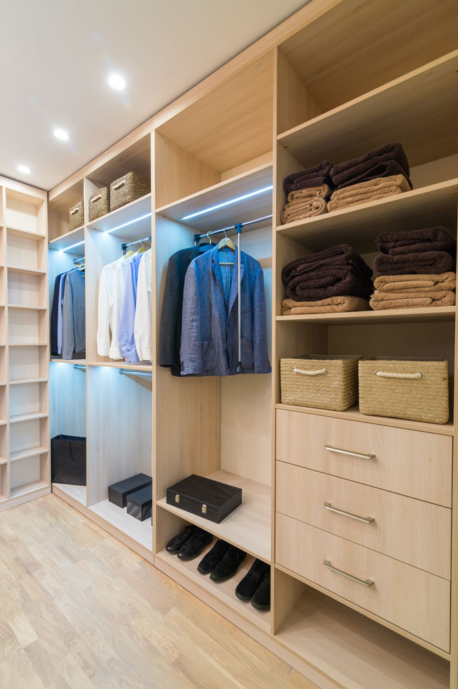 Installation complête d'un dressing à Geneve
