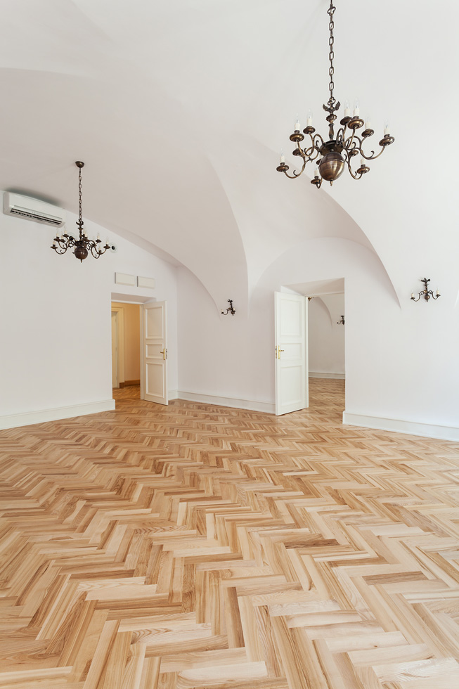 Intérieur avec finition en plâtre à Geneve